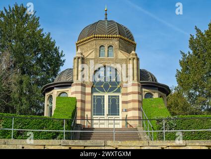 Le magnolia fleurit à Wilhelma Stuttgard. Baden Wuertemberg, Allemagne, Europe Banque D'Images