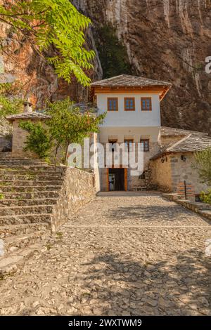 Monastère derviche, tekke, Blagaj, Mostar, Bosnie Banque D'Images