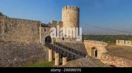 Porte despote de la forteresse de Belgrade, XVe siècle, Kalemegdan, Belgrade, Serbie Banque D'Images