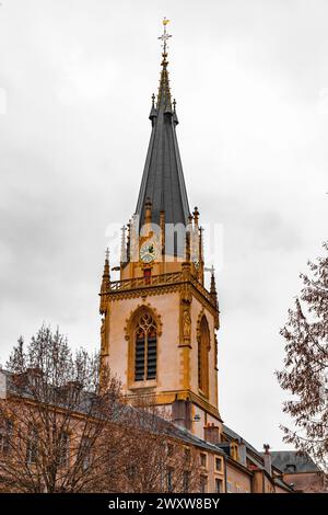 Extérieur de Église Martin dans le centre de Metz, France. Banque D'Images