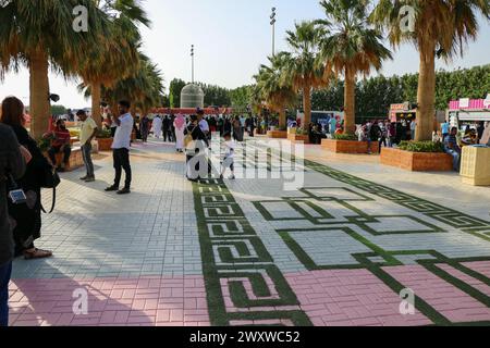 Yanbu, région de Madinah, Arabie saoudite. 23 mars 2019 - Fête des fleurs - événement annuel organisé par la Commission royale Banque D'Images