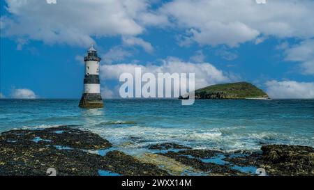 Penmon phare, Anglesey Banque D'Images