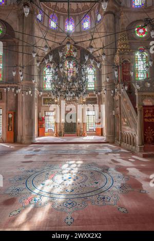 Intérieur de la mosquée Laleli, Istanbul, Turquie Banque D'Images