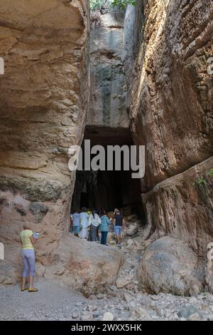 Tunnel de Vespasianus Titus, Antakya, Antioche, province de Hatay, Turquie Banque D'Images