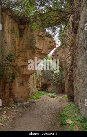 Tunnel de Vespasianus Titus, Antakya, Antioche, province de Hatay, Turquie Banque D'Images