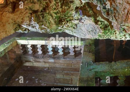 Grotte d'Abraham, Urfa, province de Sanliurfa, Turquie Banque D'Images