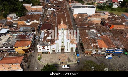 Salgar, Antioquia - Colombie. 26 décembre 2023. Municipalité colombienne située dans la sous-région sud-ouest du département. Banque D'Images