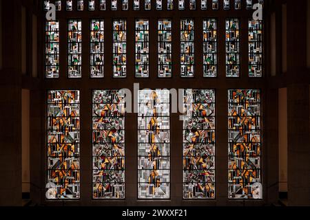 Düsseldorf, Allemagne - MARS 31 2024 : vue intérieure du Kunstpalast à Düsseldorf, Allemagne Banque D'Images