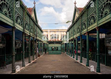 Marché municipal, partie du complexe Ver o Peso, utilisé comme marché de la viande dans la ville de Belem au nord du Brésil Banque D'Images