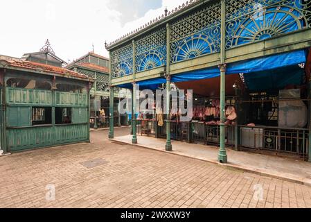 Marché municipal, partie du complexe Ver o Peso, utilisé comme marché de la viande dans la ville de Belem au nord du Brésil Banque D'Images