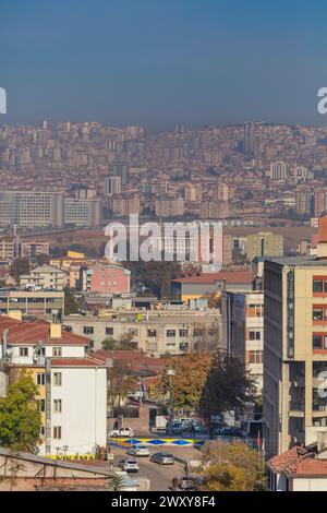 Paysage urbain d'Ankara, Turquie Banque D'Images