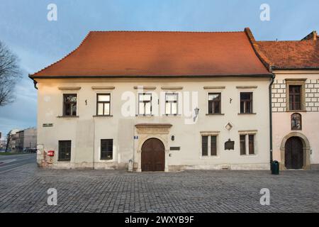 Jan Dlugosz House, Kanonicza Street, Cracovie, Pologne Banque D'Images