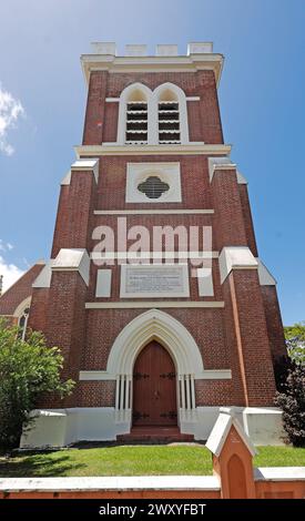 Clocher de l'église anglicane St Paul, Maryborough, Queensland, Australie Banque D'Images