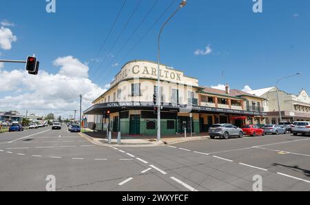 Hôtel Carlton à Maryborough, Queensland, Australie Banque D'Images