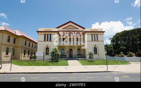 Le palais de justice de Maryborough est un bâtiment classé au patrimoine construit en 1877, Maryborough, Queensland, Australie Banque D'Images