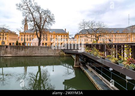 Metz, France - 23 janvier 2022 : Opéra et théâtre de Metz Métropole sur la place de la Comédie, Metz, France. Banque D'Images