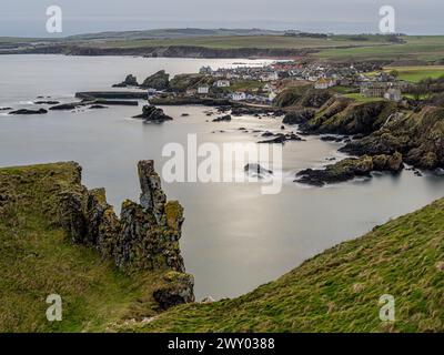 Starney Bay, St ABB, Écosse Banque D'Images