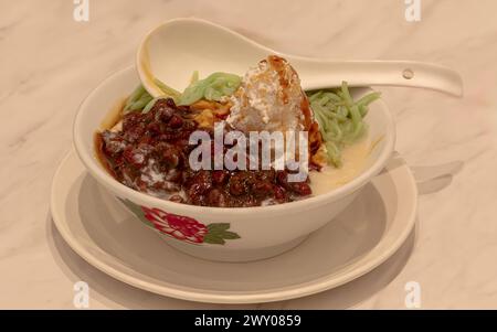 penang célèbre cendol malaisie Banque D'Images