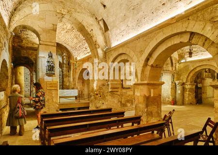 L'abbaye Saint-Victor (abbaye Saint-Victor) est une ancienne abbaye qui a été fondée à la fin de la période romaine (Ve siècle) à Marseille dans le sout Banque D'Images