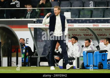 IM Bild : entraîneur-chef Julian Nagelsmann (Allemagne) donne des instructions 26.03.2024, Allemagne vs pays-Bas, match amical, Allemagne, Francfort-sur-le-main, D Banque D'Images