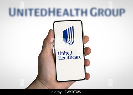 Compagnie d'assurance et de services UnitedHealth Banque D'Images