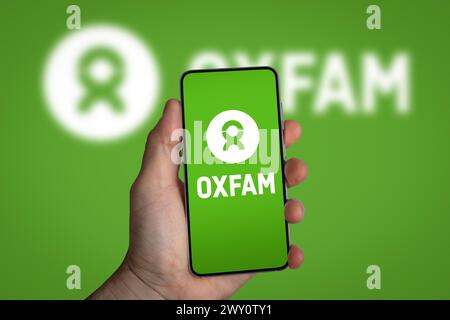 Oxfam International Charity NGO Banque D'Images