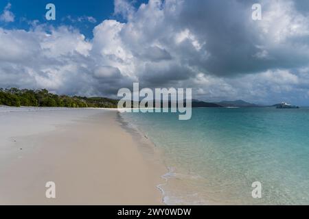Whitsunday Island, Whitehaven Beach, Australie Banque D'Images