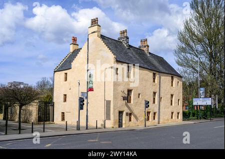 La seigneurie restaurée de Provand, la plus ancienne maison survivante de Glasgow construite en 1471 sur Castle Street, Écosse, Royaume-Uni, Europe Banque D'Images