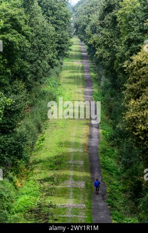 Trouee de Wallers Arenberg Dreve des boules d'Herin Banque D'Images