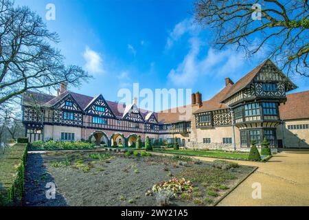 Palais de Cecilienhof dans le nouveau parc (Neuer), Potsdam, Allemagne Banque D'Images