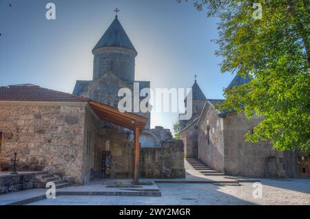 Journée ensoleillée au complexe du monastère de Haghartsin en Arménie Banque D'Images