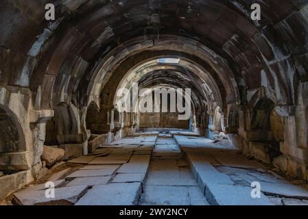 Ruines de Selim Caravansérail en Arménie Banque D'Images