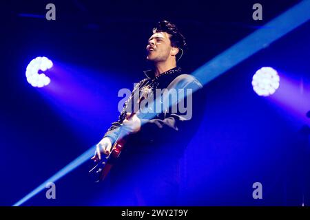 Milan, Italie. 03rd Apr, 2024. Stash of the Kolors se produit en concert au Forum de Milan, Italie, le 3 avril 2024 (photo de Mairo Cinquetti/SOPA images/SIPA USA) crédit : SIPA USA/Alamy Live News Banque D'Images