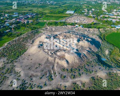 Ruines de l'ancien Dvin en Arménie Banque D'Images