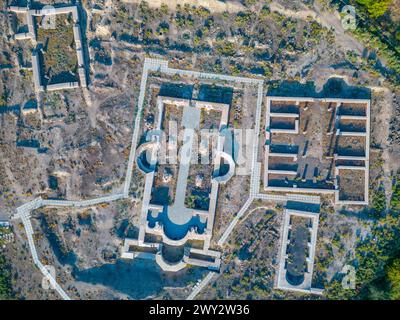 Ruines de l'ancien Dvin en Arménie Banque D'Images