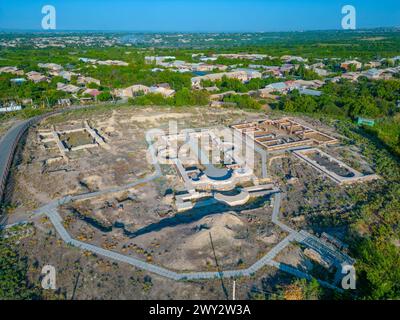Ruines de l'ancien Dvin en Arménie Banque D'Images