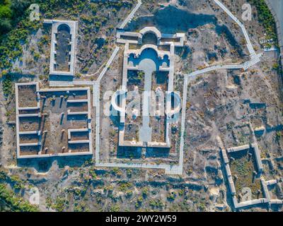Ruines de l'ancien Dvin en Arménie Banque D'Images
