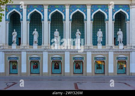 Musée de la littérature azerbaïdjanaise de Nizami à Bakou Banque D'Images