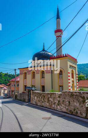 Vieille mosquée dans la ville bosniaque Travnik Banque D'Images