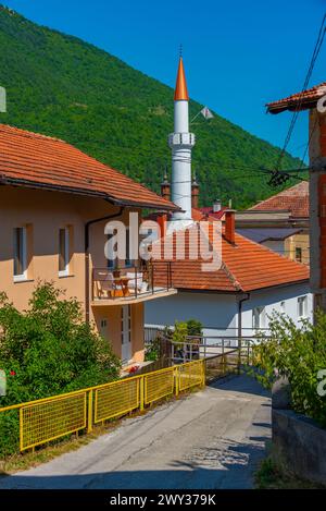 Vieille mosquée dans la ville bosniaque Travnik Banque D'Images