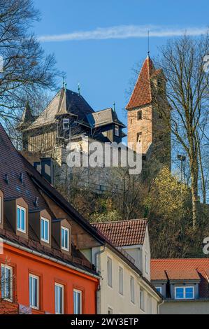 Les provinces de Burghalde, Kempten, Allgaeu, Souabe, Bavière, Allemagne Banque D'Images