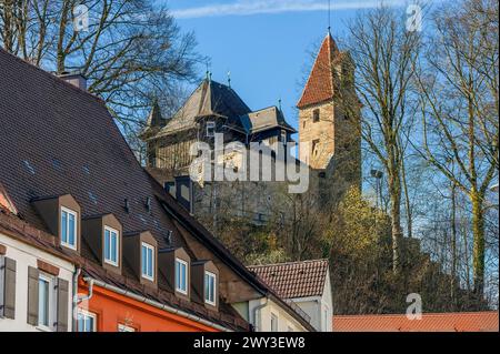 Les provinces de Burghalde, Kempten, Allgaeu, Souabe, Bavière, Allemagne Banque D'Images