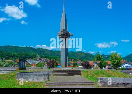 Parc commémoratif de Bratunac en Bosnie-Herzégovine Banque D'Images