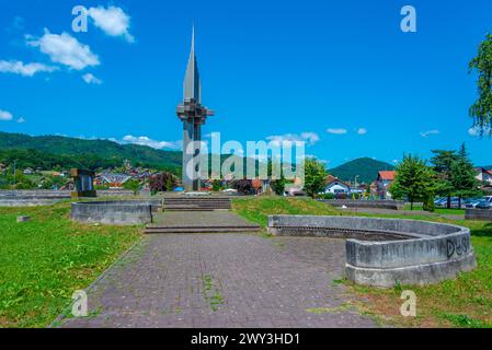 Parc commémoratif de Bratunac en Bosnie-Herzégovine Banque D'Images