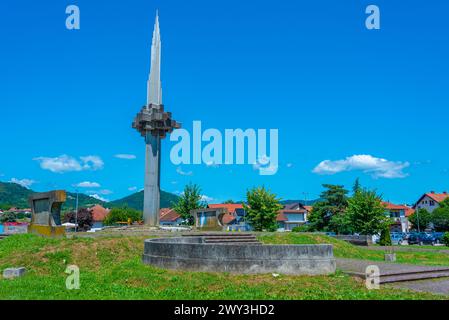 Parc commémoratif de Bratunac en Bosnie-Herzégovine Banque D'Images