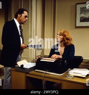 Kleine Bank mit Noten schlechten, Kinofilm, Deutschland 1975, Regie : Eberhard Pieper, acteurs : Walter Kohut, Angelika Bender Banque D'Images