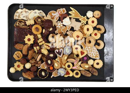 biscuits de noël traditionnels tchèques comme fond agréable Banque D'Images