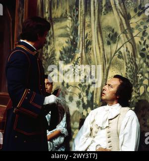 Der Menschenfeind, Fernsehfilm nach der Komödie von Molière als Aufzeichung aus dem Thalia Theater in Hamburg, Deutschland 1976, Régie : Rudolf Noelte, Darsteller : Will Quadflieg Banque D'Images