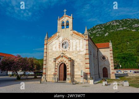 Église franciscaine de Saint Vlah à Ston, Croatie Banque D'Images