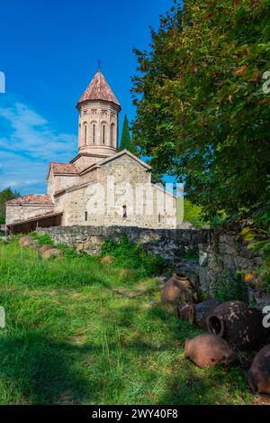 Journée d'été au monastère d'Ikalto en Géorgie Banque D'Images